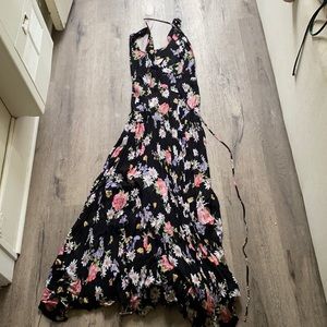 Reformation Floral Wrap Dress